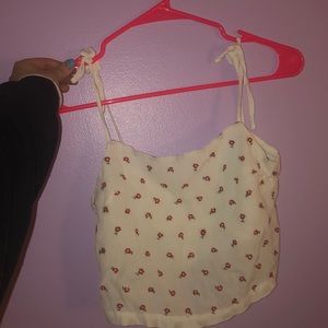 brandy melville floral tank